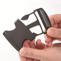 4pcs Dual Adjustable No Seam Clip Snaps Nylon Strap Plastic Buckle