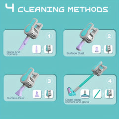 Kids Interactive Vacuum Cleaner Toy with Realistic Cleaning Sounds