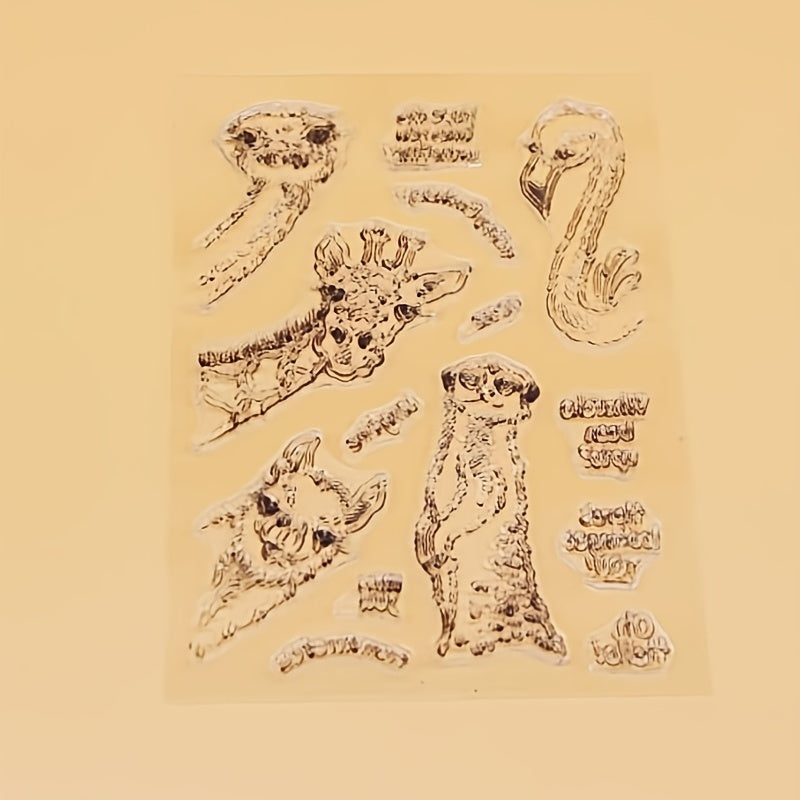 Deer Silicone Cartoon Study Seal For Kids