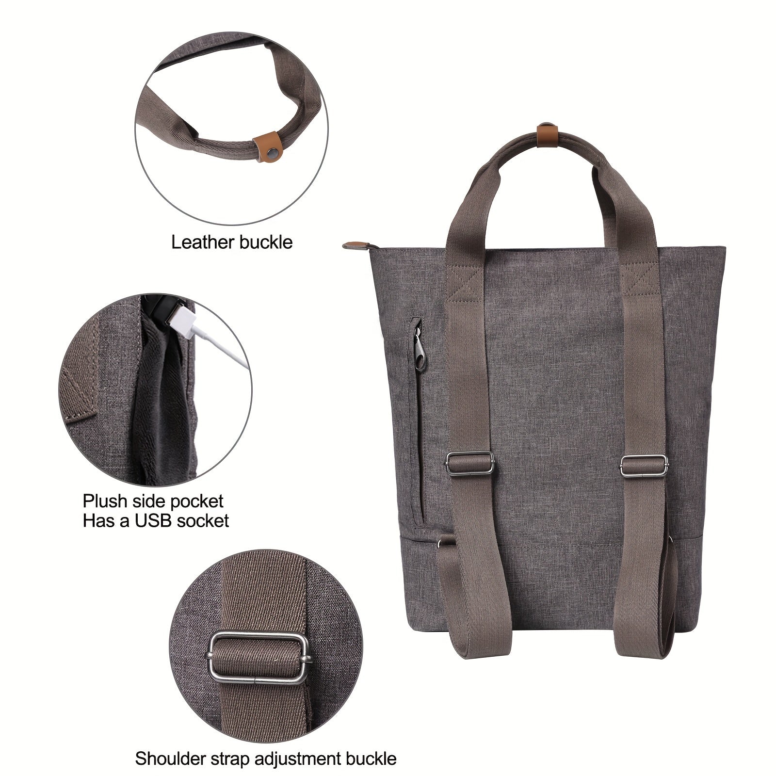 Waterproof Backpack Large Capacity Casual Backpack For Travel Work School