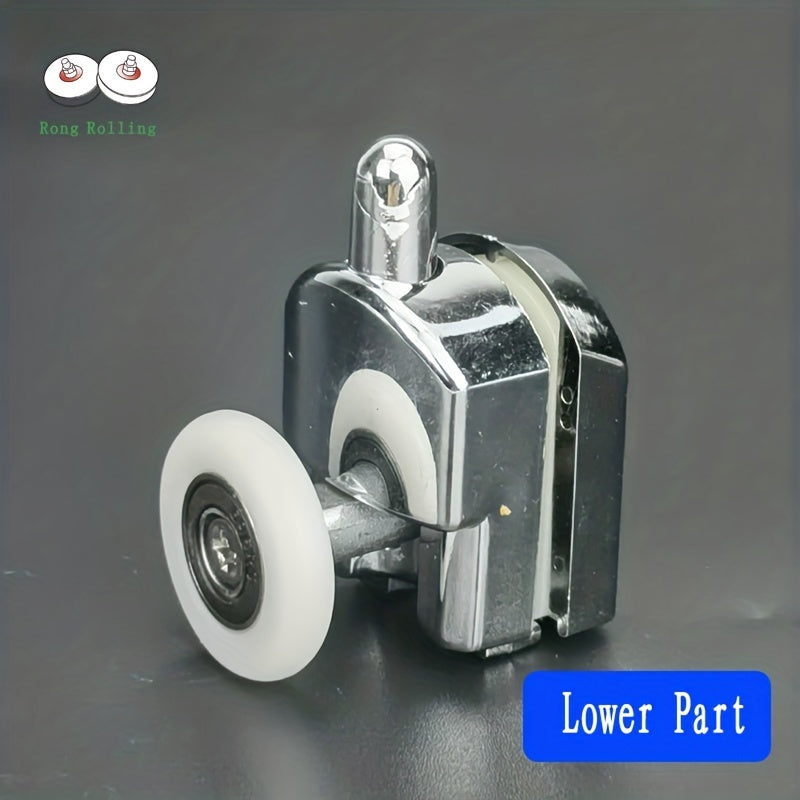 4pcs Shower Door Runner 23mm 25mm Double Pulleys Hang