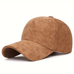 Corduroy Baseball Cap Casual Sun Hat