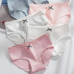 5pcs Girls Casual Panties Soft Comfortable Underwear Set
