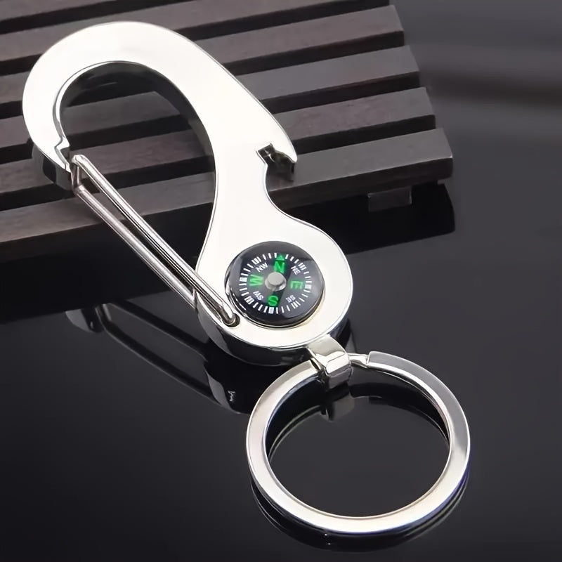 Multifunctional Bottle Opener Keychain for Outdoor Camping
