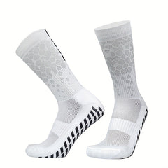 Non Slip Silicone Athletic Socks - Football Mid Calf Socks