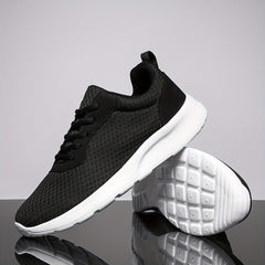 Soft Thick Bottom Mesh Breathable Flying Woven Shoes