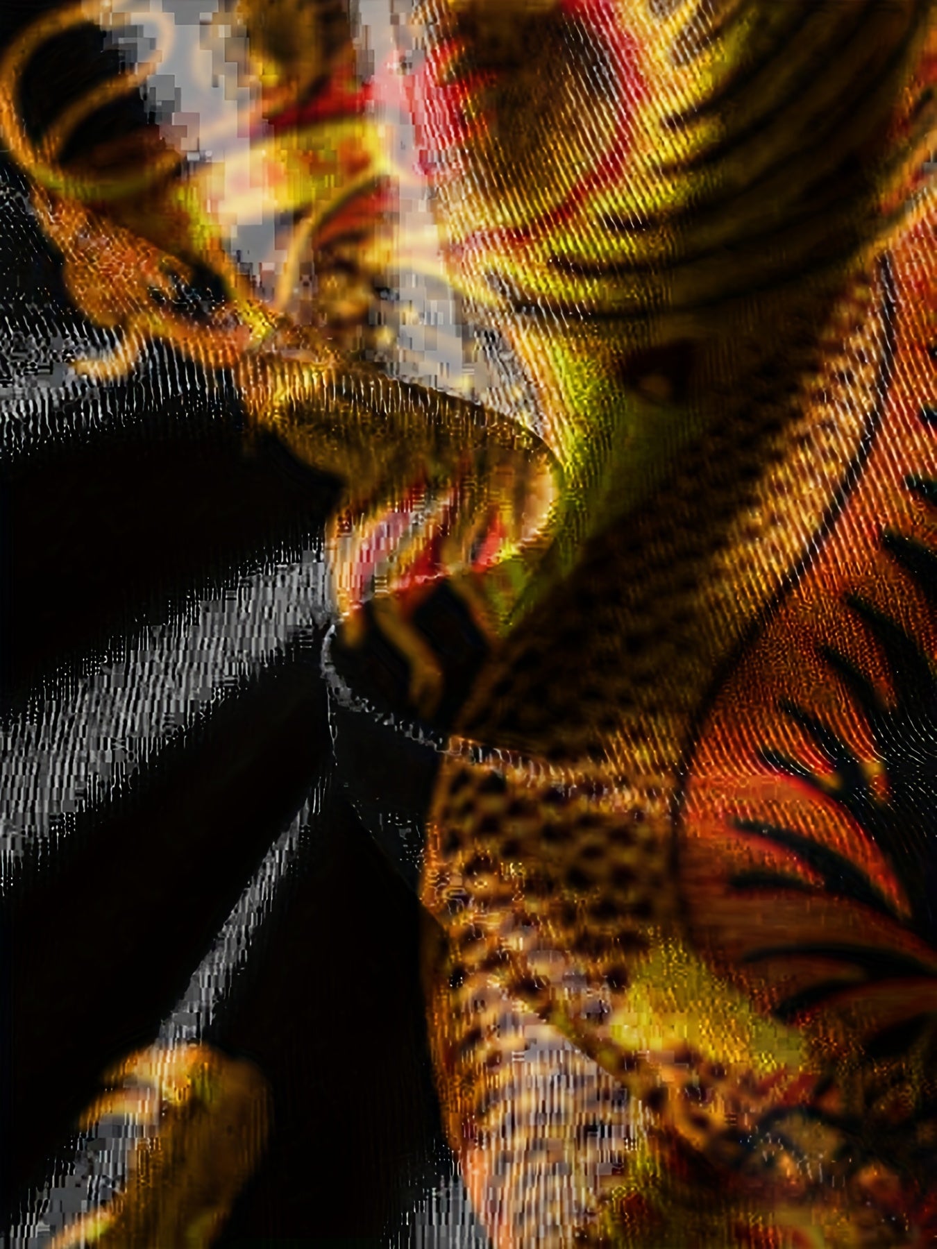 3D Golden Dragon Print Kid's Hoodie Unisex Pullover