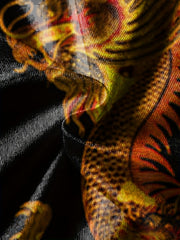 3D Golden Dragon Print Kid's Hoodie Unisex Pullover