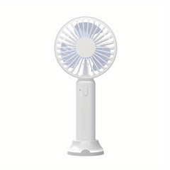 Handheld Small Fan Silent Desktop With Mobile Phone Holder Fan
