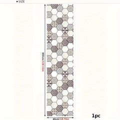 Thickened Simulation Tile Retro Pattern Floor Sticker Waterproof Home Decoration