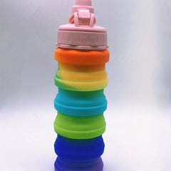 Large Capacity Reusable Silicone Water Cup for Outdoor Sports