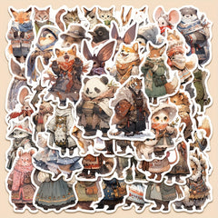 Winter Animal Series Stickers | Waterproof Vinyl for Laptops, Bottles