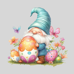 Easter Gnome Iron On Patch for T-Shirts Jeans Bags - Durable and Washable