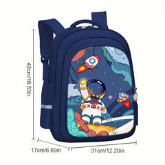 Primary School Astronaut Rocket Backpack for Grades 1-6