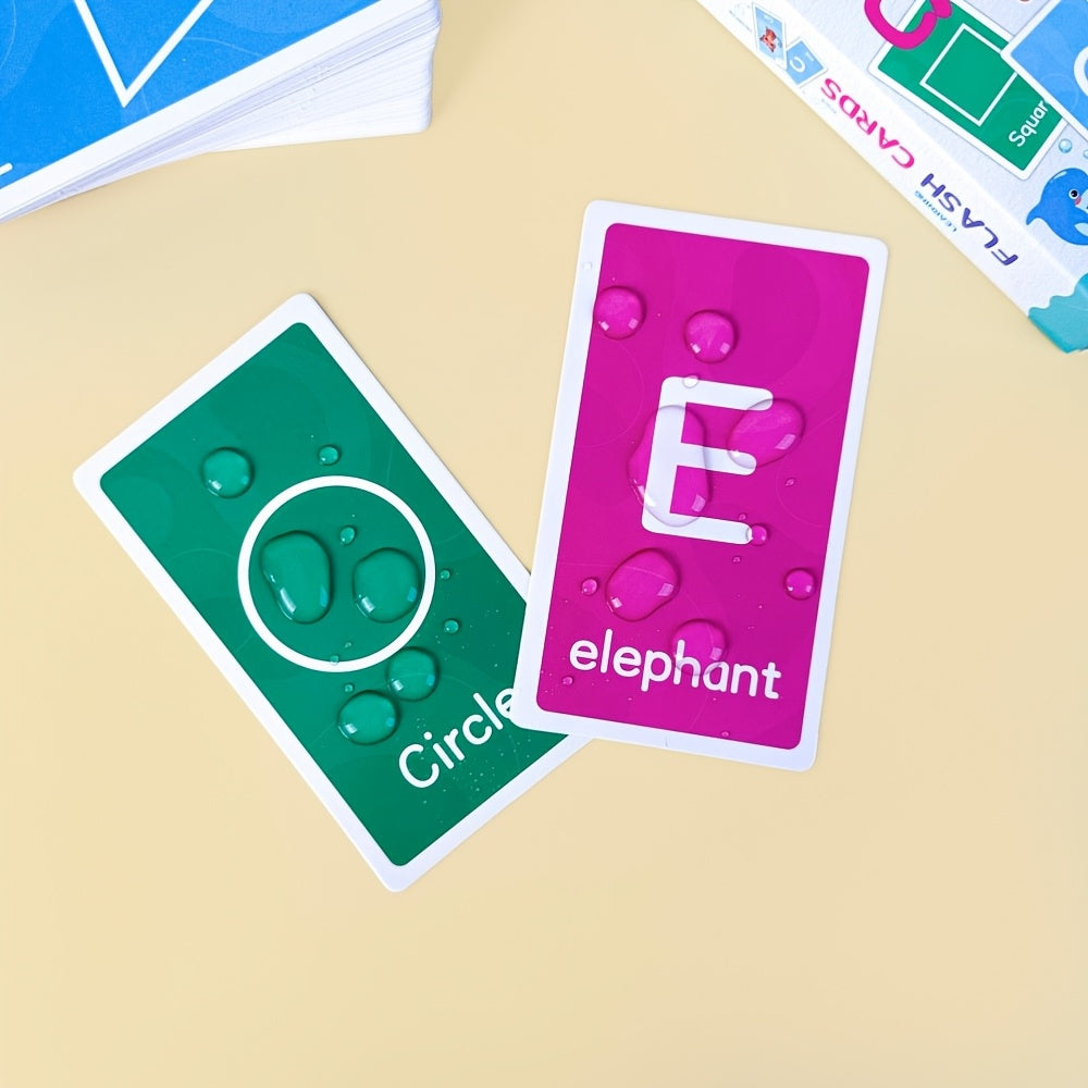 Educational Flashcards Set: Alphabet, Colors, Numbers, Shapes, Letters