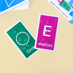 Educational Flashcards Set: Alphabet, Colors, Numbers, Shapes, Letters
