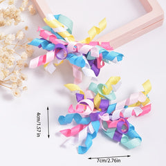 Adorable Rainbow Hair Clips for Girls