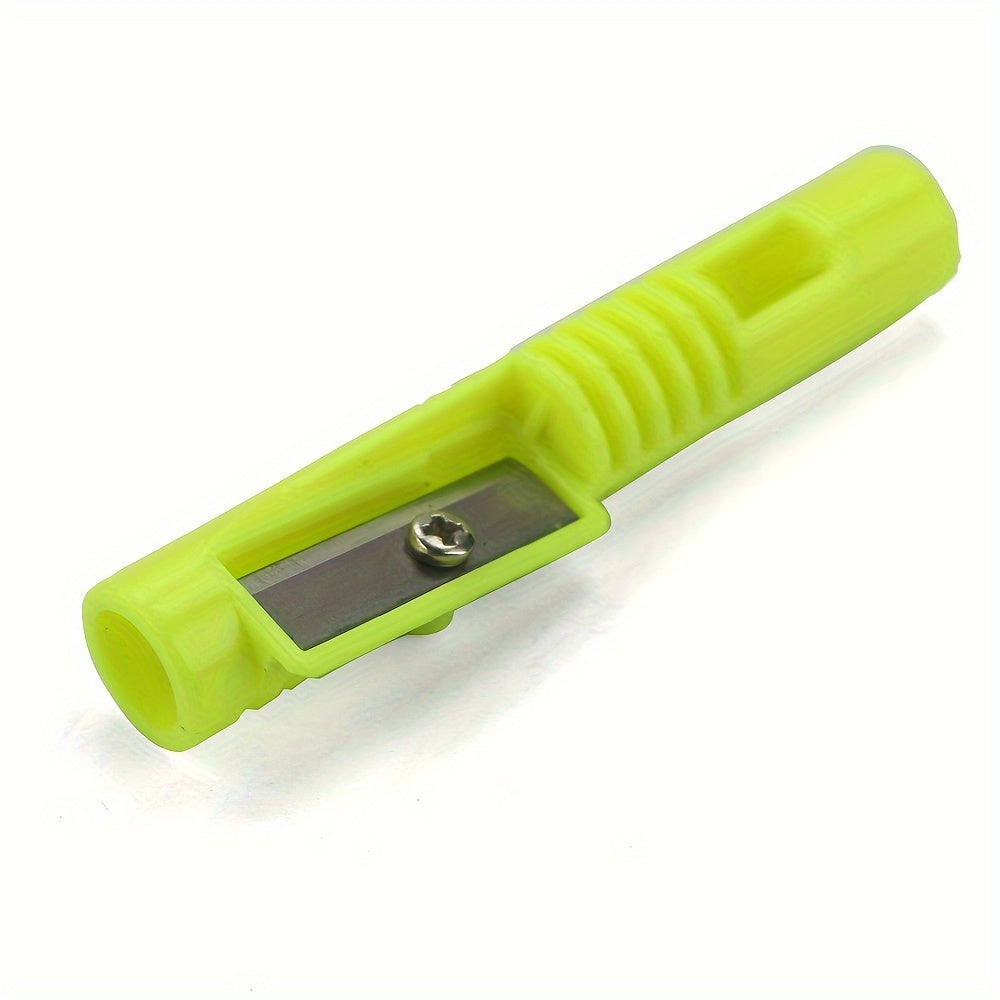 Colorful Handheld Pencil Sharpener with Extender & Whistle