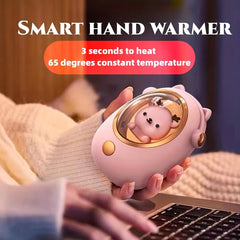 Cartoon Hand Warmer USB Rechargeable for Men Women Christmas Gift