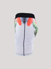 Men's Lips Pattern Boxer Shorts High Stretch Breathable Elastic Waist