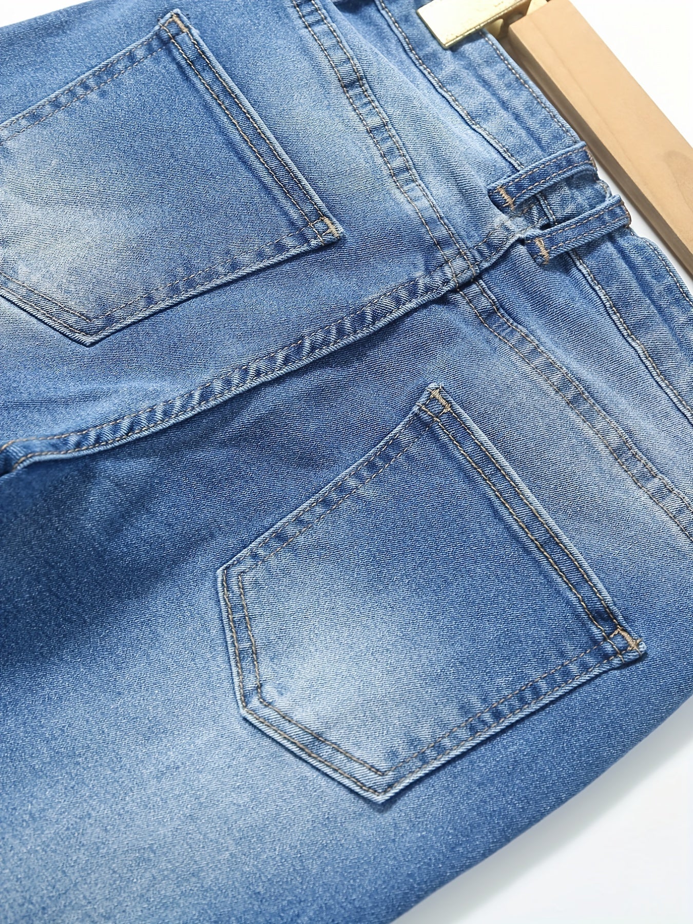 Kid Girls Ripped & Flared Denim Pants - Casual & Street
