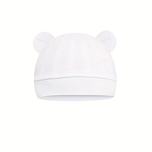 1pc Newborn Cotton Baby Beanie Hats Female Hat Baby Hat 0 6 Months