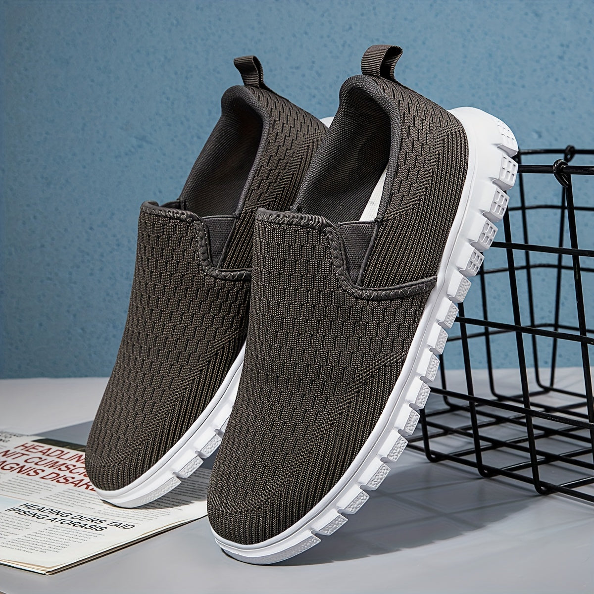 Men's Lightweight Slip-On Casual Shoes for Travel Jogging