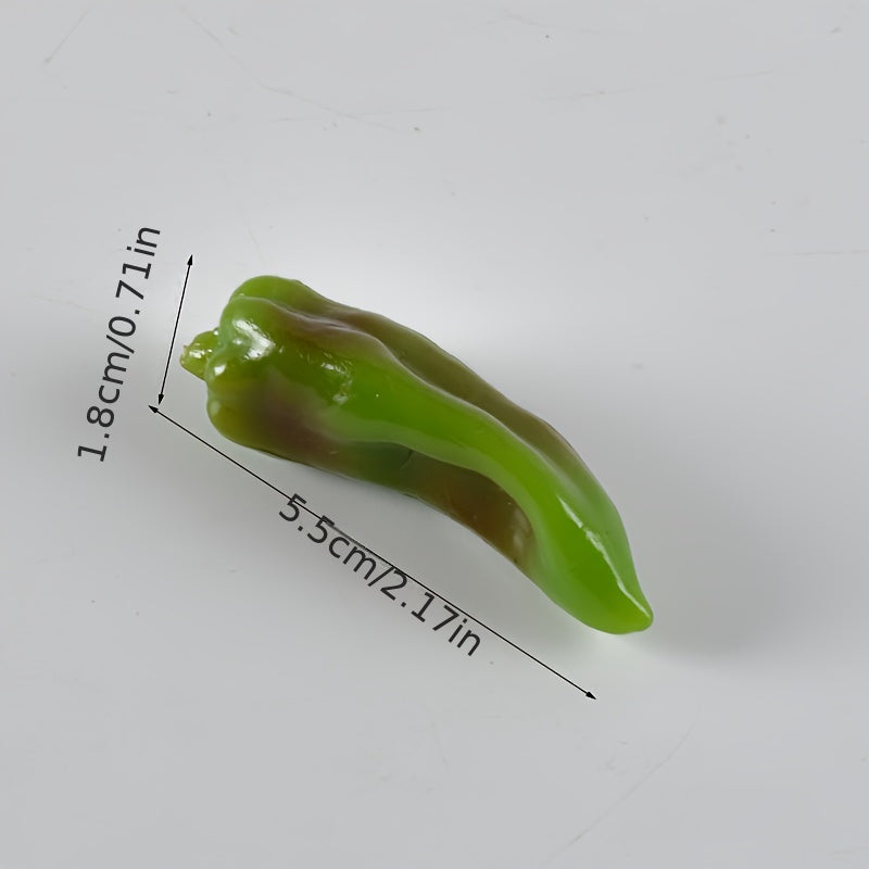 Mini Roasted Pepper Model for Dollhouse Mini Kitchen - No Electricity Needed