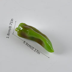 Mini Roasted Pepper Model for Dollhouse Mini Kitchen - No Electricity Needed