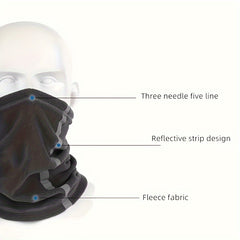 Winter Cycling Fleece Ski Neck Cover Face Mask