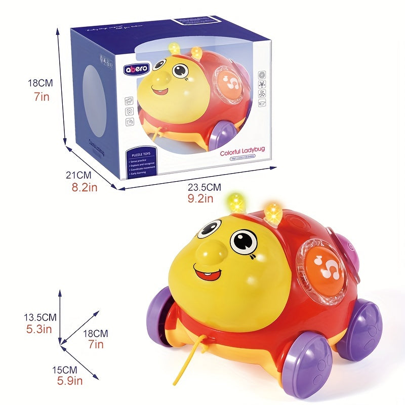 Ladybug Animal Puzzle Toy for Kids with Sound and Music