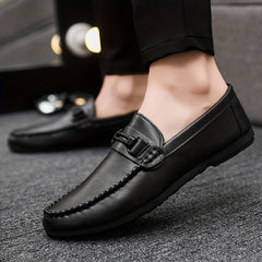 Men's Moc Toe Loafer Shoes Slip On Casual Non slip