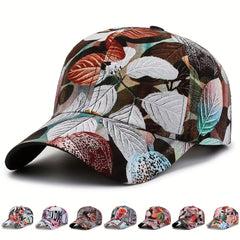 Flower Sun Hat Peaked Cap for Hiking