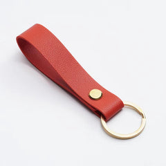PU Leather Keychain Unisex Keyring Car Auto Key Strap Business Gift