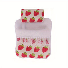 2pcs Dollhouse Sleeping Bag Set with Fabric Bags and Pillows
