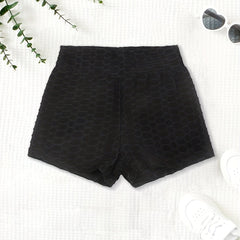 Girls Tie Dye Texture Print Elastic Shorts Multipack for Sports Yoga