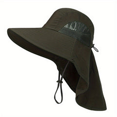 Men's Wide Brim Sun Protection Fishing Hat
