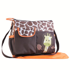 Stylish Cartoon Pattern Mommy Bag Large Capacity Multifunctional