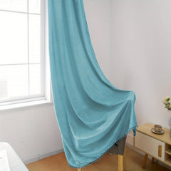 Grommet Top Velvet Curtains for Bedroom Living Room