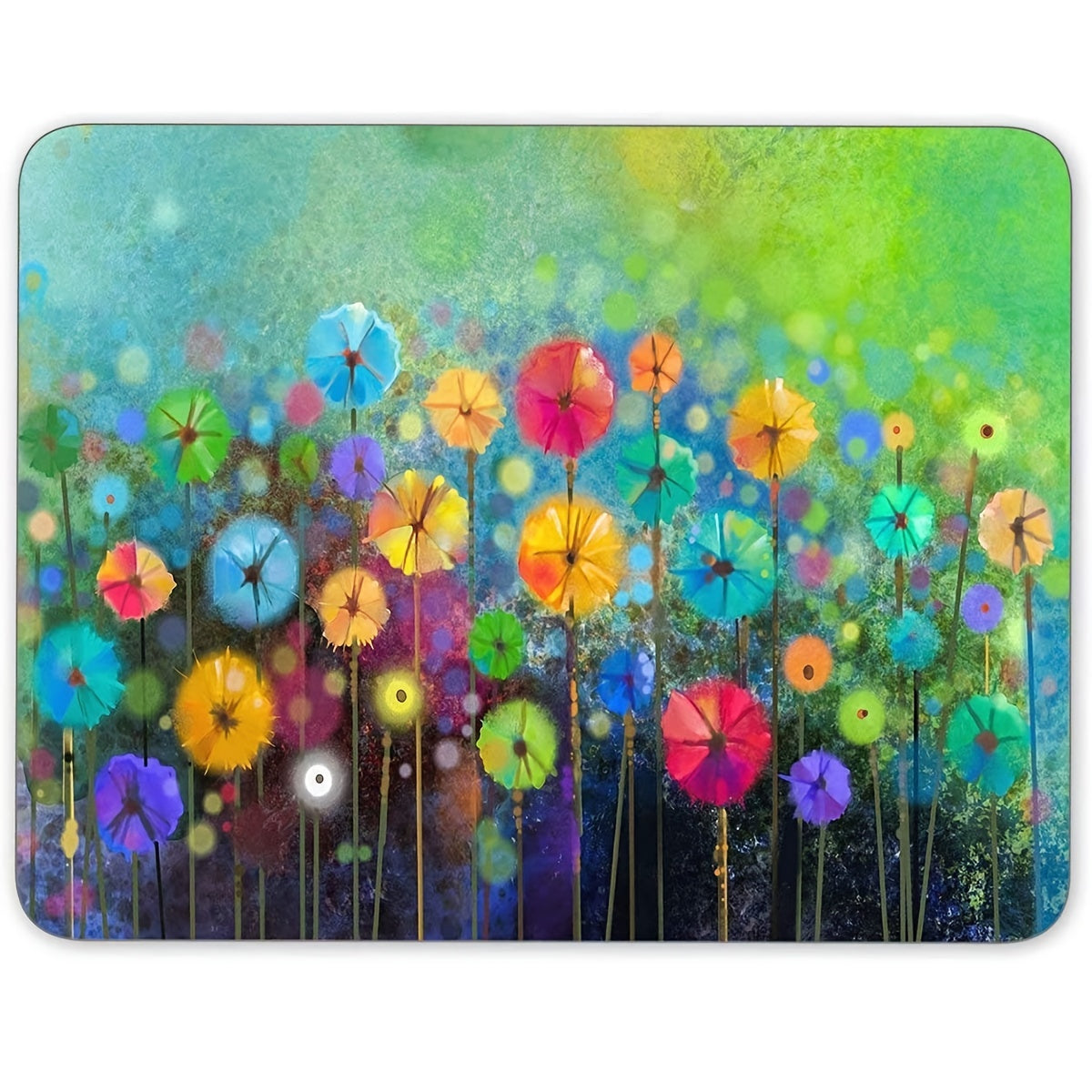 Flowers Mouse Pad Non-Slip Rubber Mouse Mat for Computer Desk