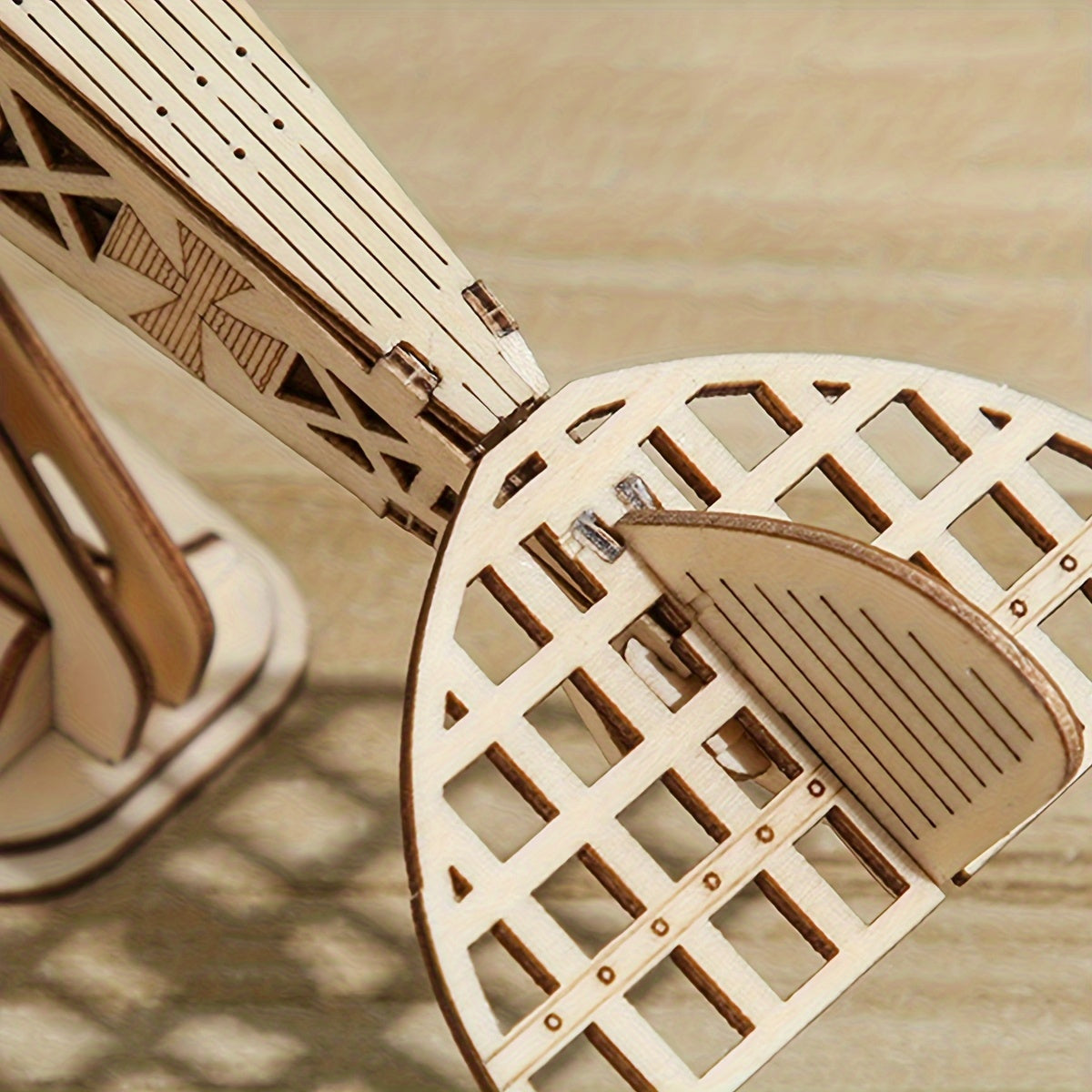 3D Wooden Puzzle Two Wing Aircraft DIY Craft Plane Model Kits