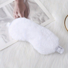 Soft Plush Eye Mask for Comfortable Sleep