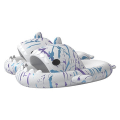 Cyber Punk Shark Slippers Cloud Slides Lightweight Non Slip Shoes