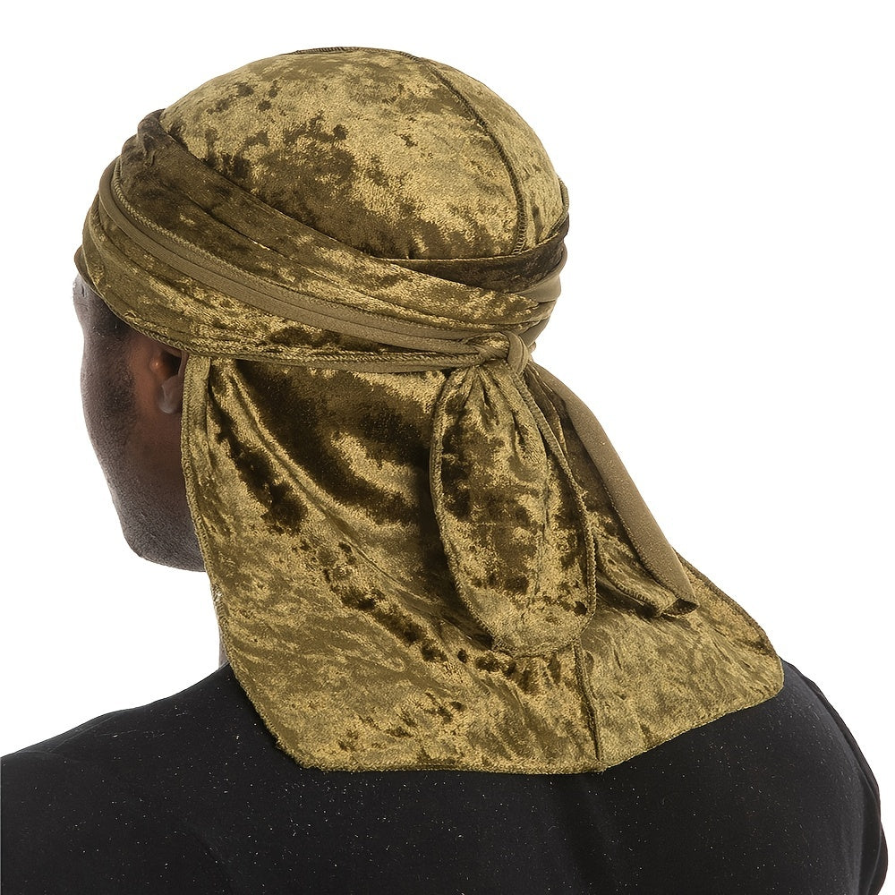 Velvet Wave Durag Soft Durag Headwear For 360 Waves