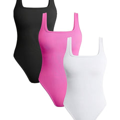 Square Neck Tight Suspender Jumpsuits Sports Fitness Yoga Running