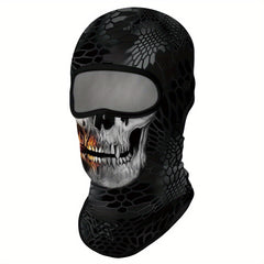 Skeleton Ghost Face Mask for Halloween Cosplay
