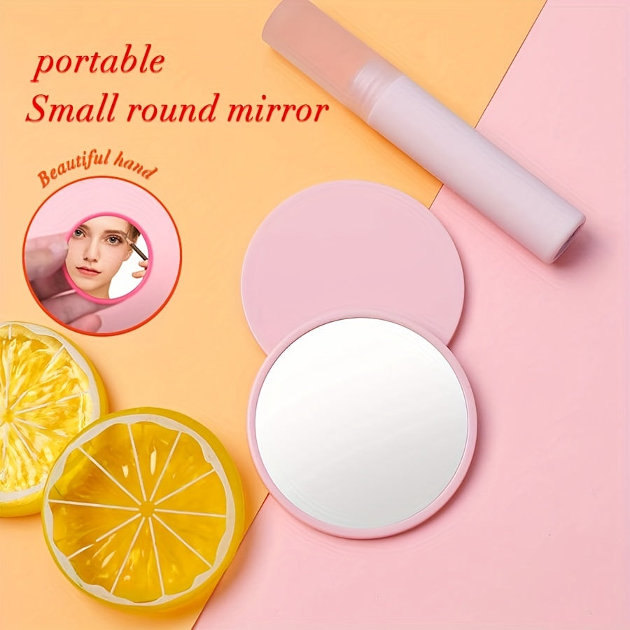 Small Round Mirror Handheld Makeup Mirror