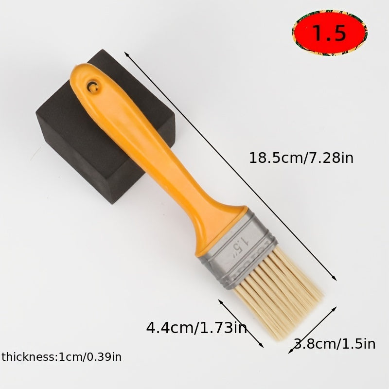 Non Shedding Paint Brush with Plastic Handle