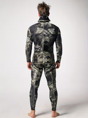 Men's 1.5mm Neoprene Hoodie Wetsuit Full Suit