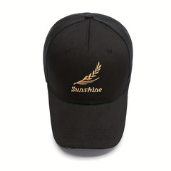 Wheat Ear Embroidery Baseball Cap Outdoor Leisure Sports Sun Cap